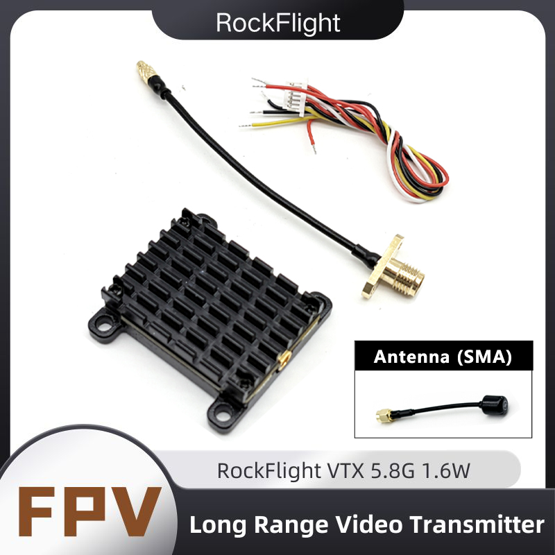 Drone Racing Receiver - RockFlight TX663 VTX 5.8G 48CH PitMode25mW/200mW/1000mW/1600mW出力