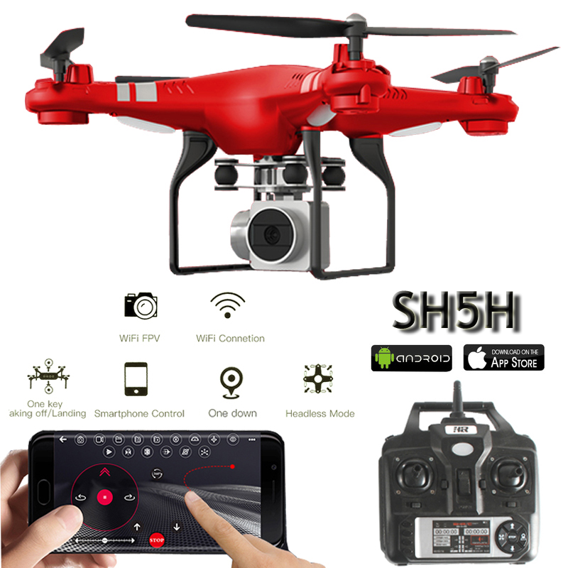 Drone Racing Charger - SH5H クアッドコプター カメラ付き 4K WIFI リアルタイムビデオ高度保持ヘッドレスワンキーリターン