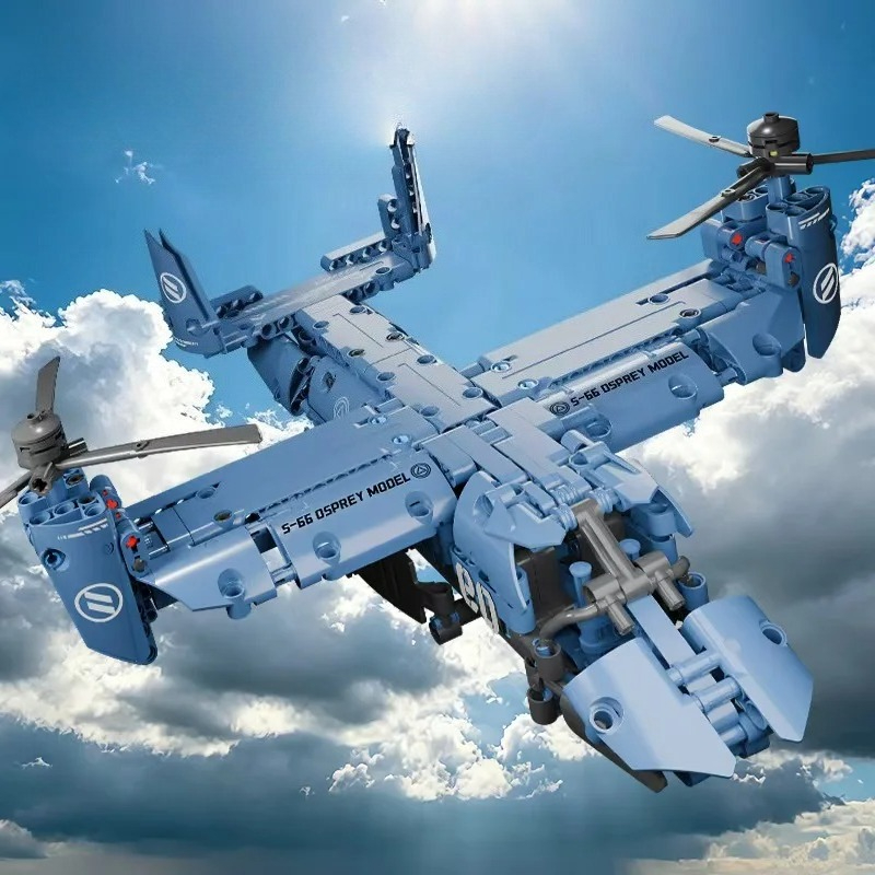 1480ピース V-22 オスプレイ航空機モデル ビルディン - Jjrc Drone X12 のレビューと価格