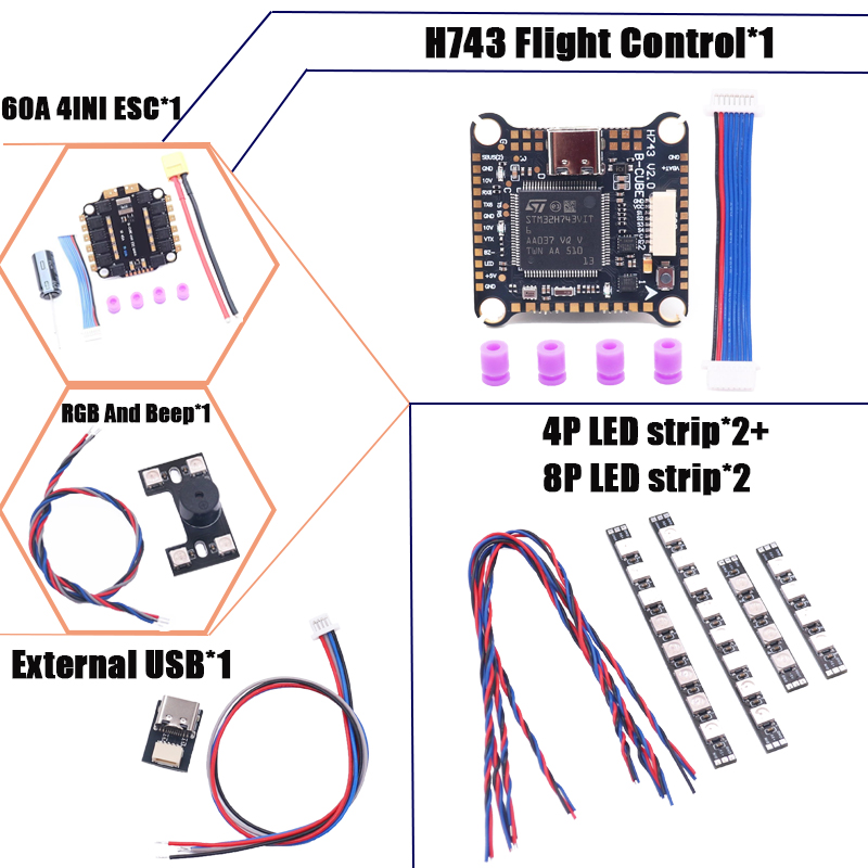 RCtoSky F4V3S PLUS F722 F745 H - Drone Racing Flight Controller のレビューと価格