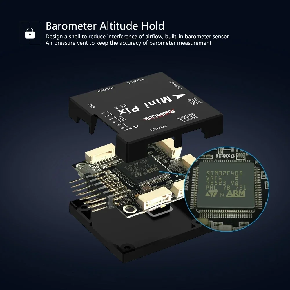 Radiolink New Mini PIX V1.2 フラ - Drone Racing Flight Controller のレビューと価格