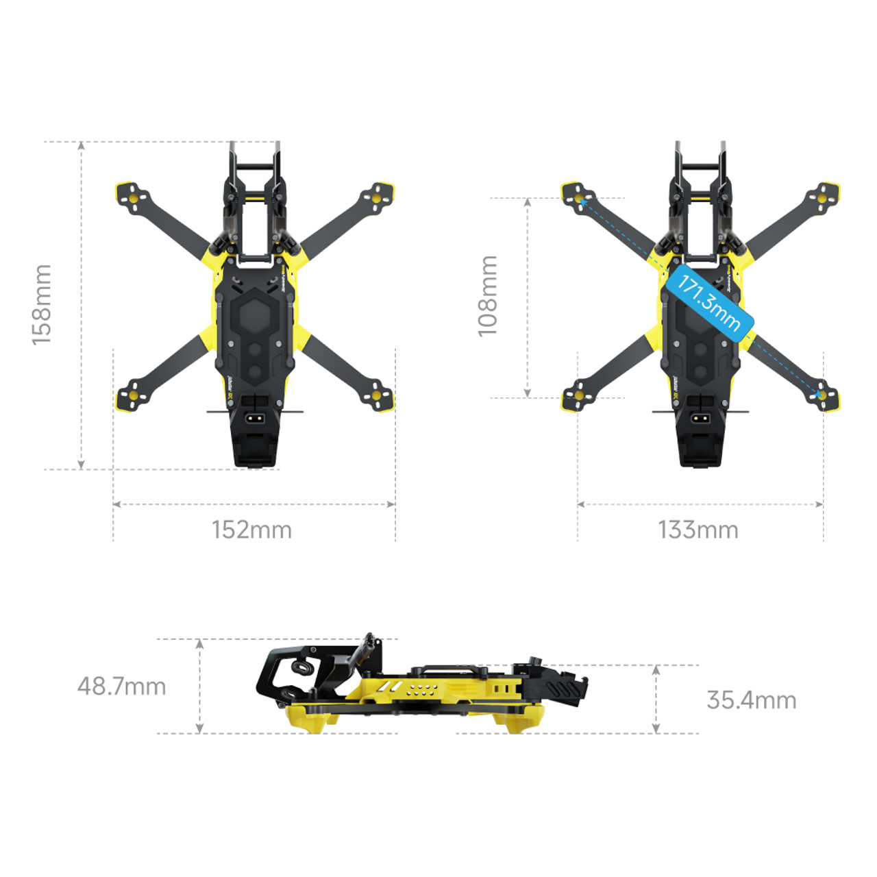 SpeedyBee Master3X モジュラーフレーム 3 - Drone Racing Motor のレビューと価格